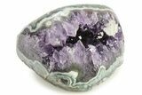 Dark Purple Amethyst Geode - Uruguay #275653-1